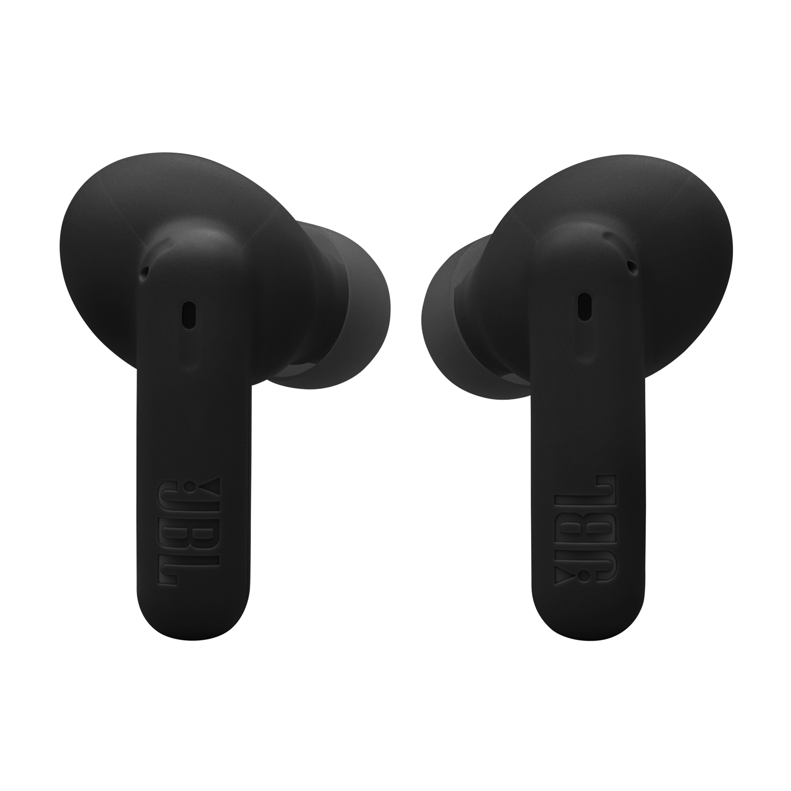 JBL Wave Beam 2 - Black - True Wireless Noise Cancelling Earbuds - Front